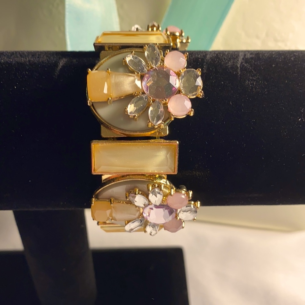 Flower Stretch Bracelet Rhinestone Laila Rowe